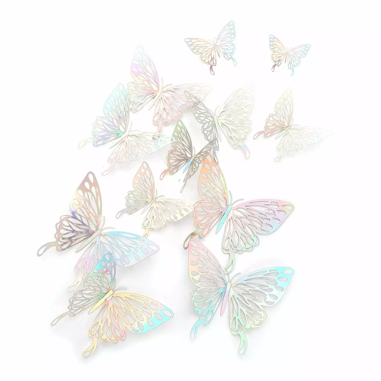 12pcs 3D Butterfly Wall Decors DIY Butterfly Art Sticker Bedroom Nursery Background Decor EEEkit