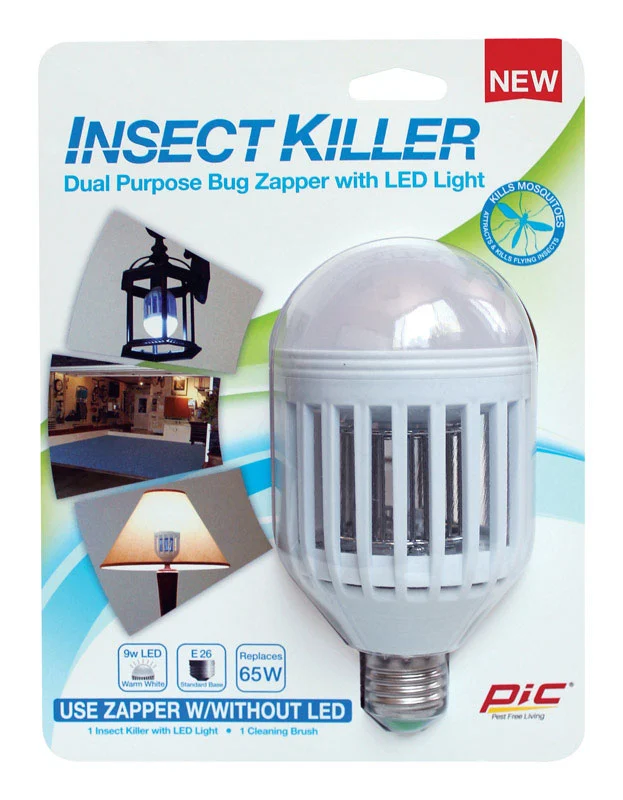 PIC Indoor Outdoor Electric Insect Killer Replacement Bulb 855 sq ft Pack 3