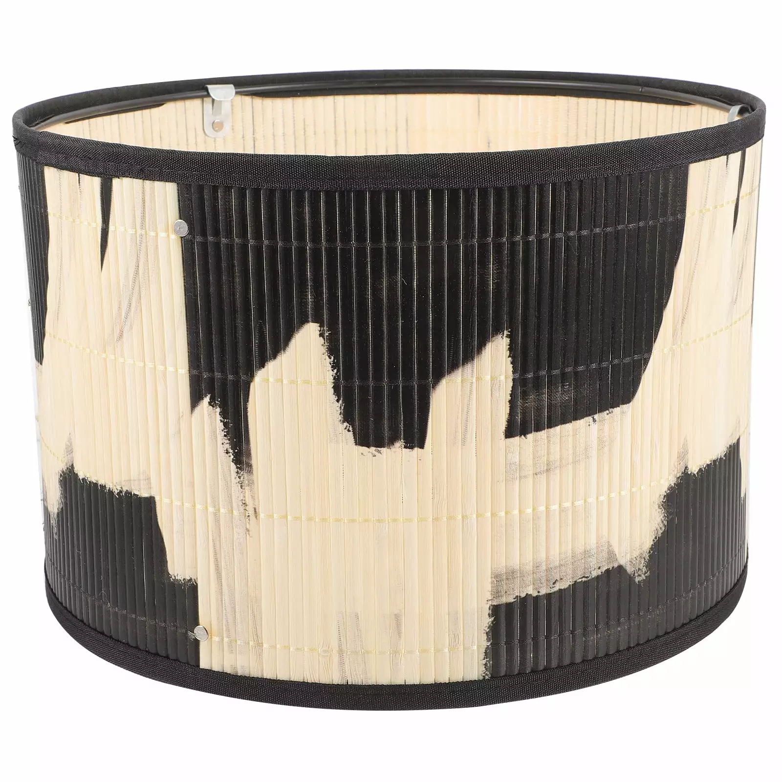 Bamboo Barrel Lamp Shade Pendant and Floor Light 30x30x30CM Natural Material Eease
