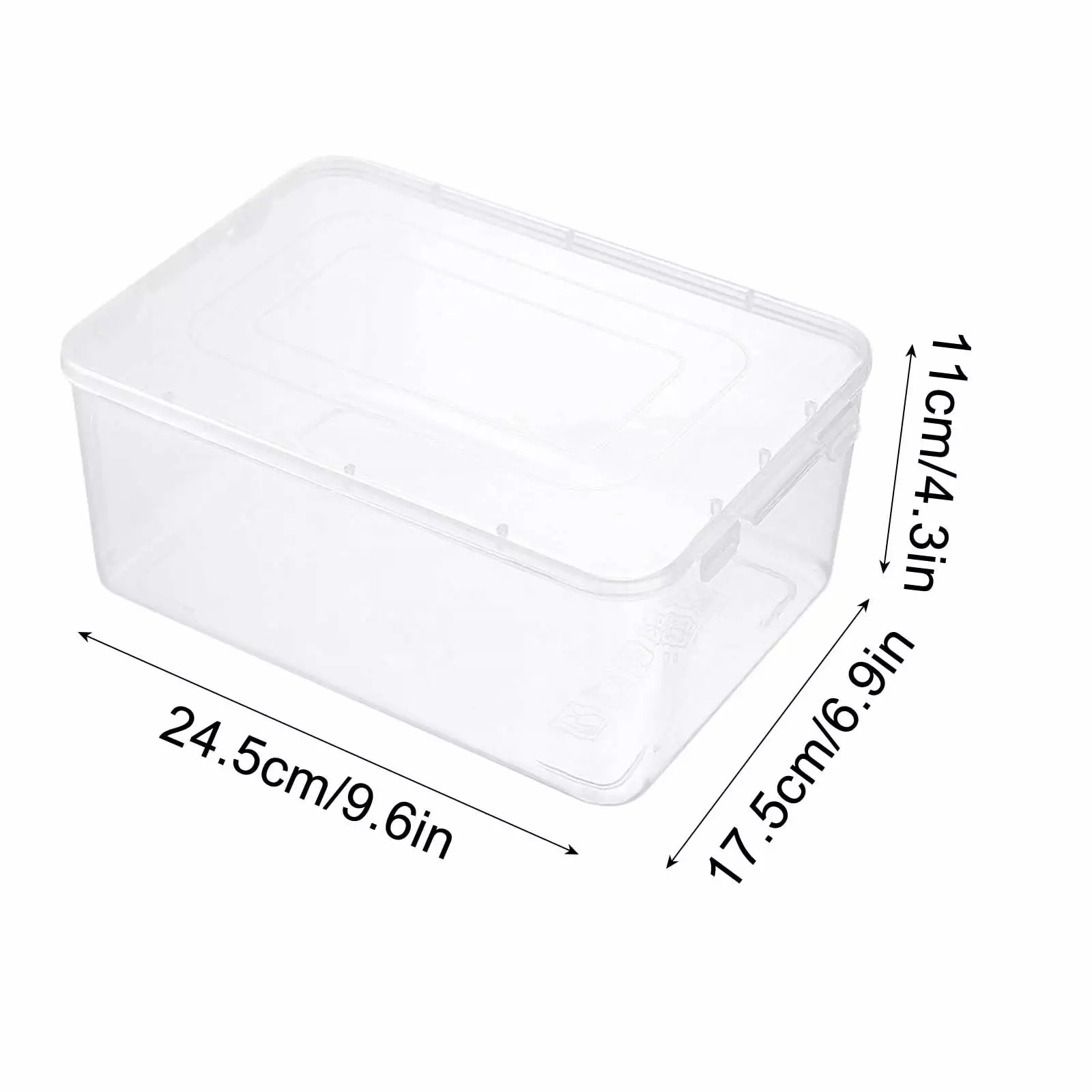 Asjyhkr Transparent Book Storage Box Kids Picture Books Desktop Organizer