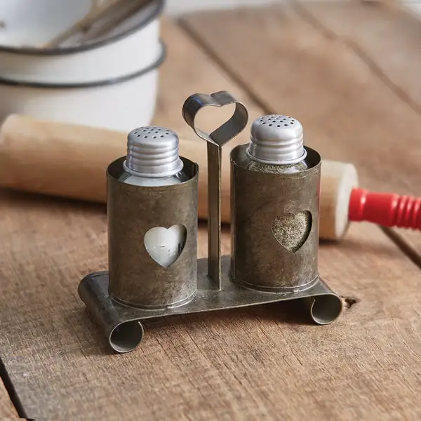 Wash Bin Salt and Pepper Caddy Farmhouse Style CTW