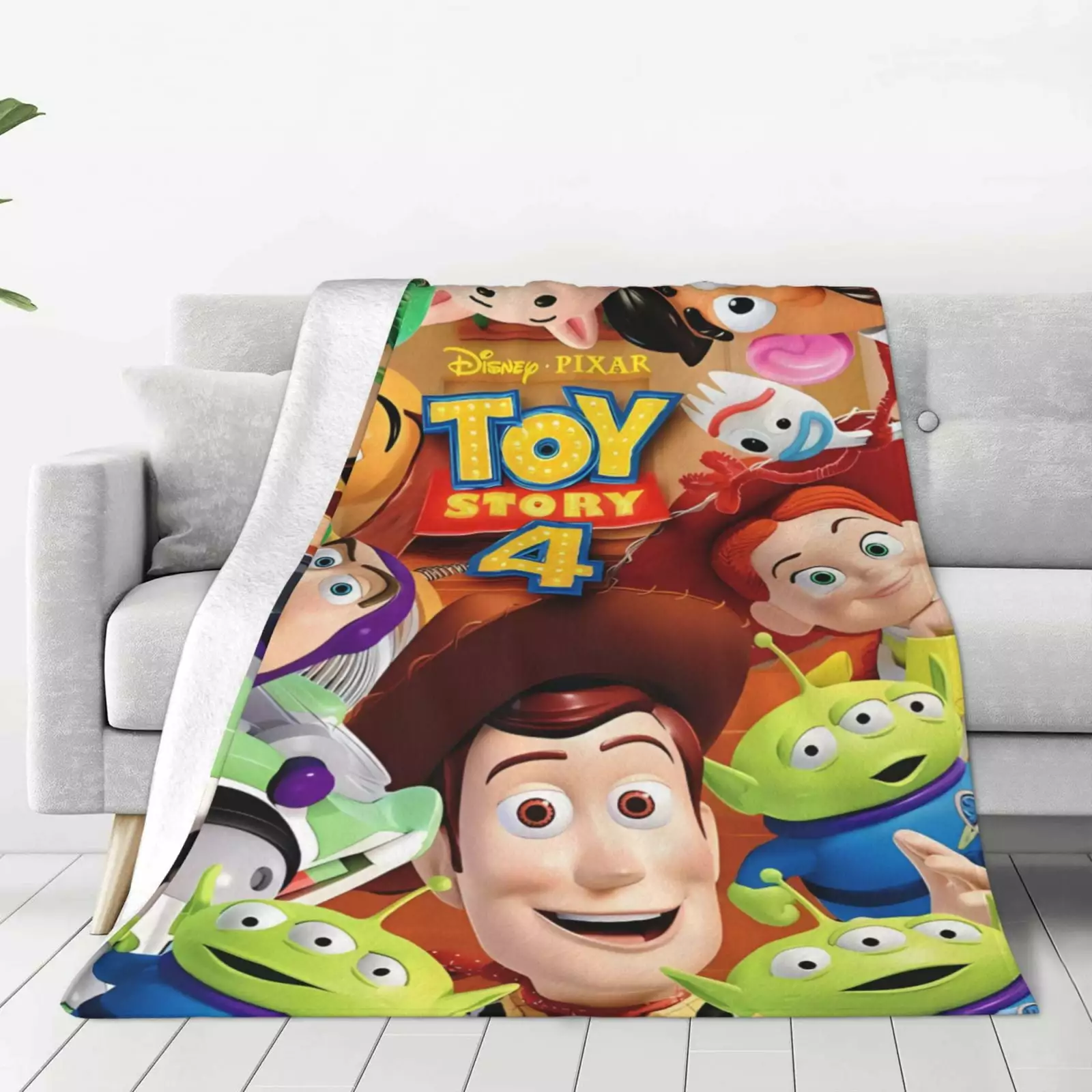3D Printed Toy Story Blanket Super Soft Flannel Blanket Couch Sofa Office Bedroom 60x50 Inches JAMAA