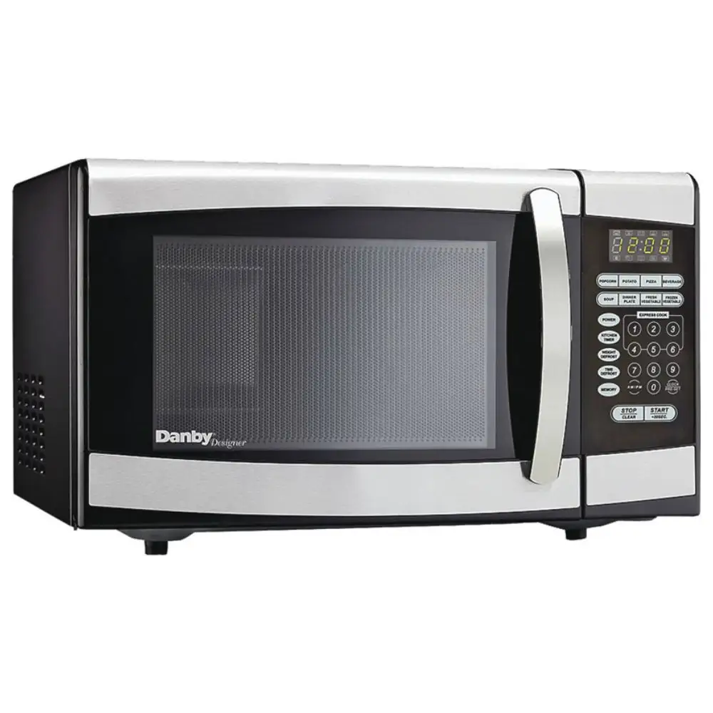 Danby DBMW0720BBB Countertop Microwave Oven - 0.7 cu-ft Black Compact Microwave 700 Watts