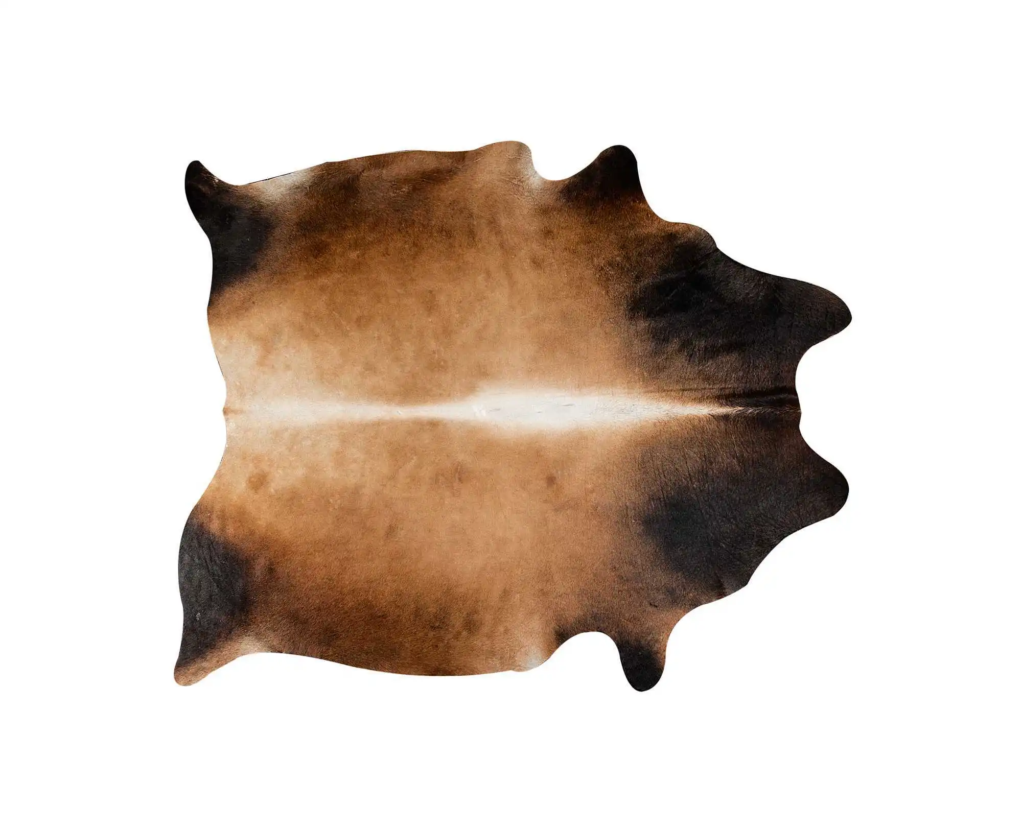 6 Foot Silver Devore Brindled Cowhide Rug Modern Elegance homeroots.co