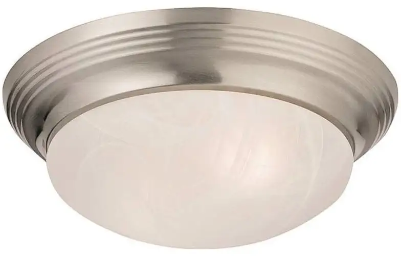 1 Light Flushmount Ceiling Fixture Affordable Lighting Replacement Parts Boston Harbor