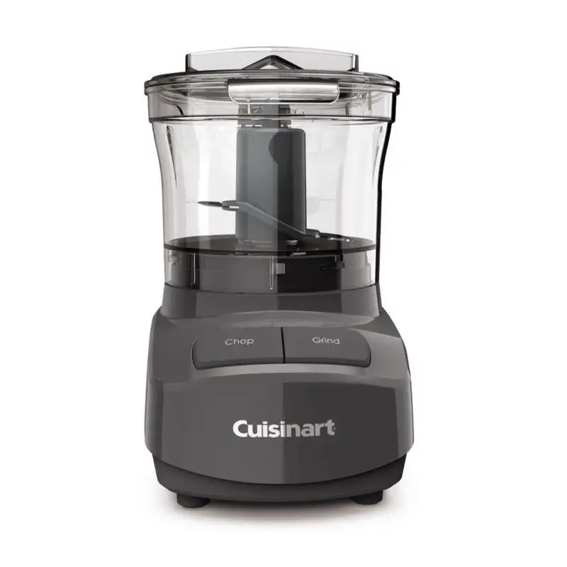 Cuisinart Matte Gray 3-Cup Food Chopper 200 Watts Chopping and Grinding