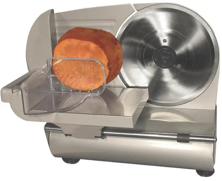 Weston 61-0901-W Electric Heavy Duty Food Slicer Stainless Steel Blade 9 Inch 150W