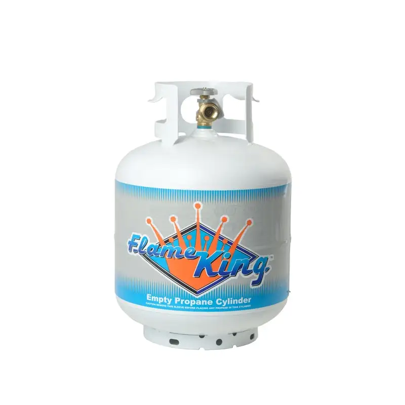 Flame King Powder Coated High Grade Steel Welded Propane Cylinder 20 lbs