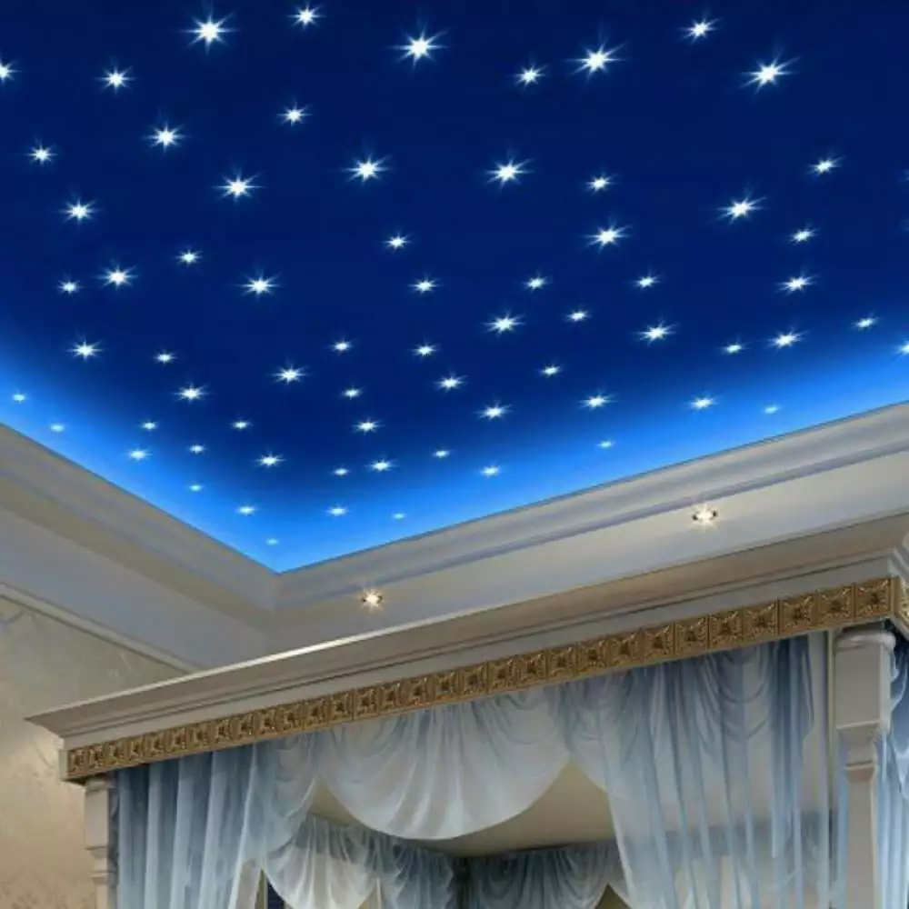 Jlong Glow Dark Stars 100 Pcs Night Luminous Wall Stickers Kids Bedroom