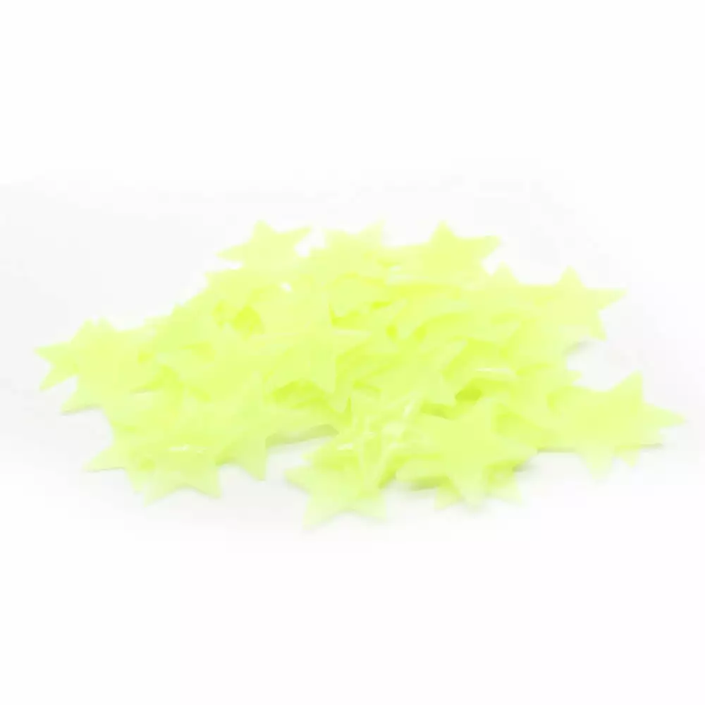 20Pc Kids Bedroom Glow Dark Snowflake Wall Stickers Home Decor Nomeni