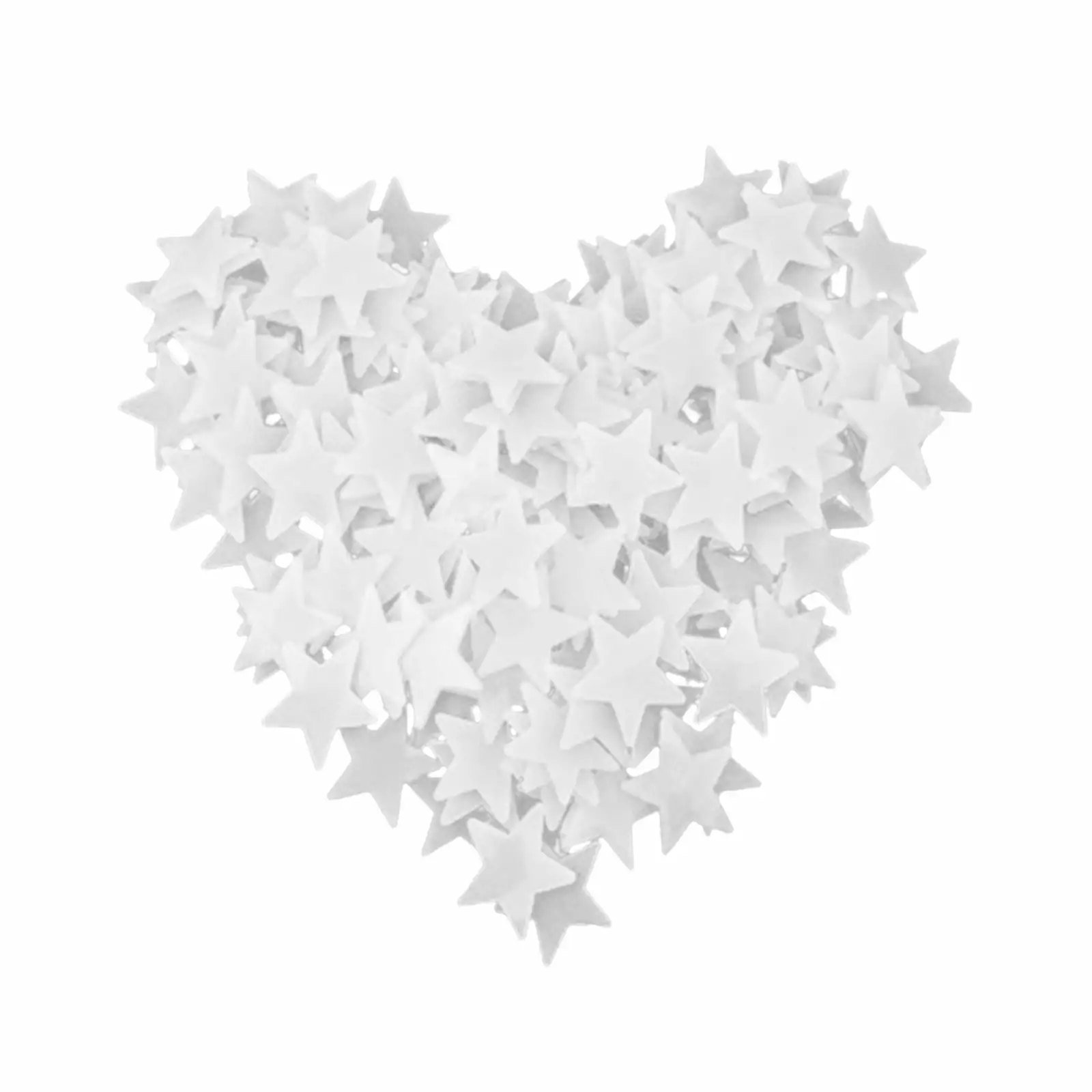 100 Pcs Glow Dark Stars Wall Stickers Kids Bedroom Ceiling Night Light Decor Fdelink