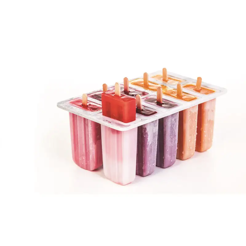 Progressive Prepworks Clear Plastic Freezer Pop Maker Pack 6 Summer Treats