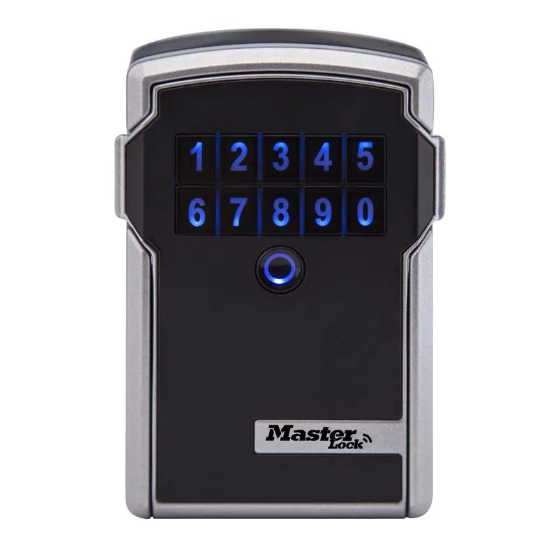Master Lock 3.25 Inch Hardened Steel 4-Digit Combination Electronic Lock Box Pack 2