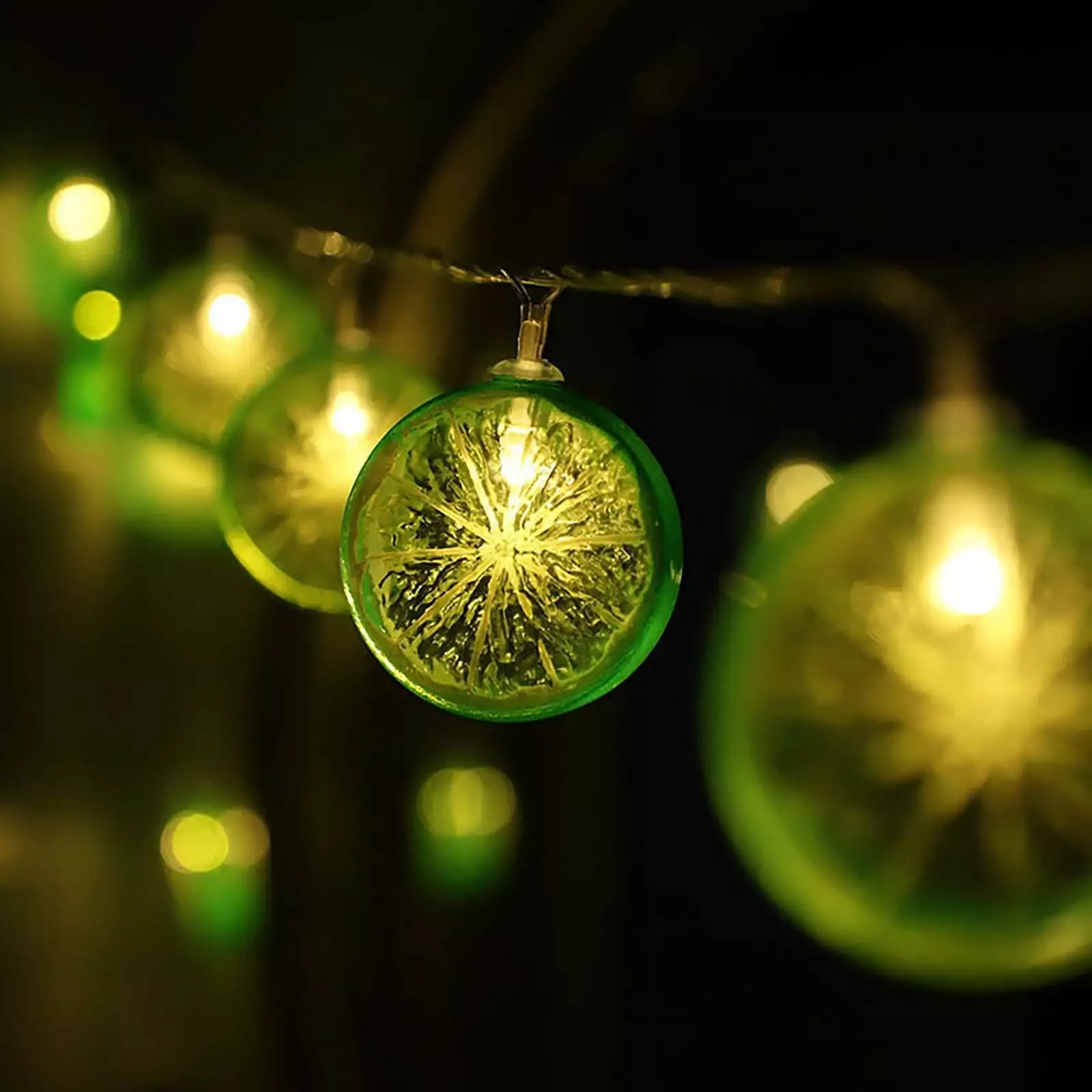 GBSELL Battery Powered Lemon LED Decorative Light String 1.5 Meters 10 Lights Home Decor Gift