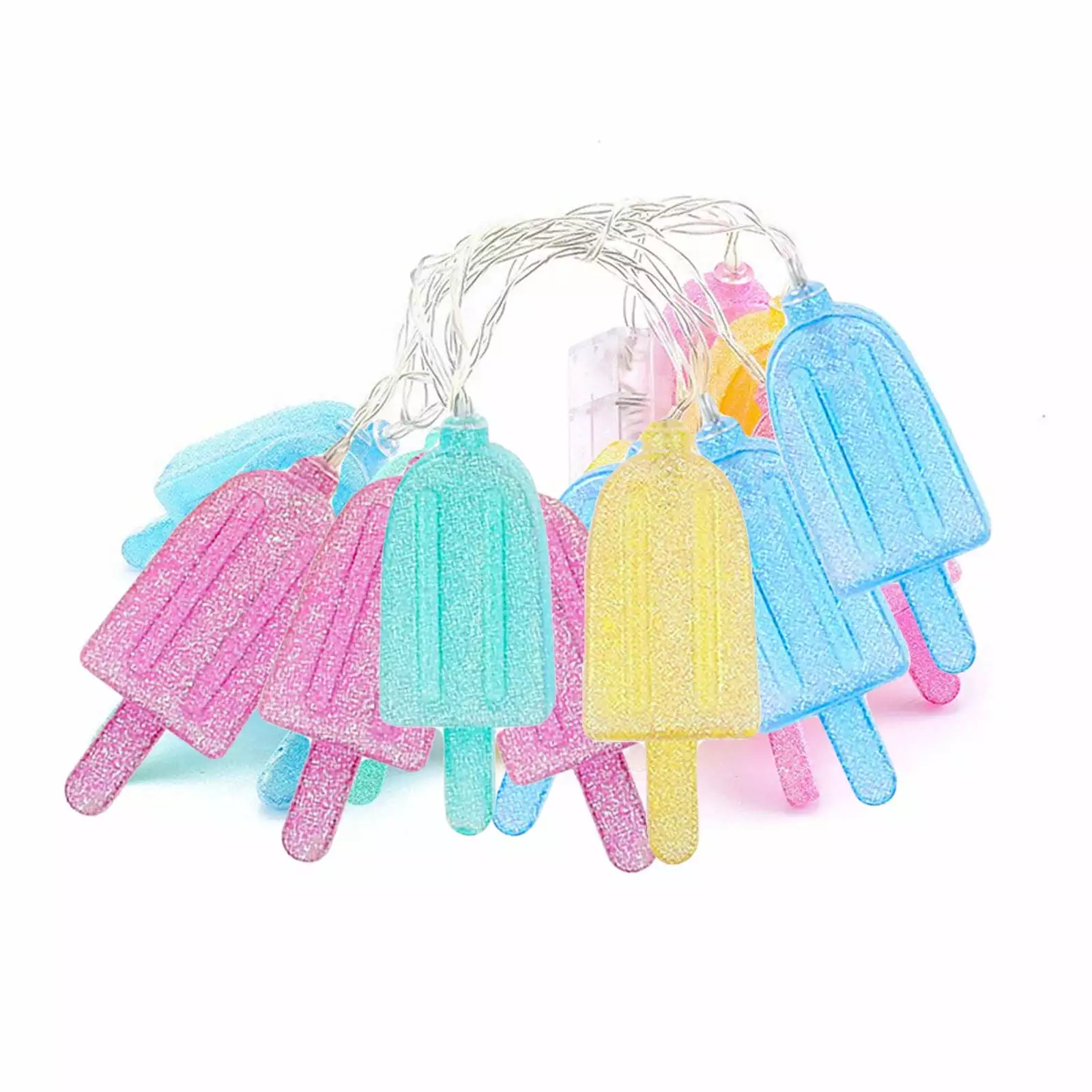 Popsicle String Lights Summer Outdoor Patio LED Decorative Lights Bedroom Beach Garden Theme Rvasteizo