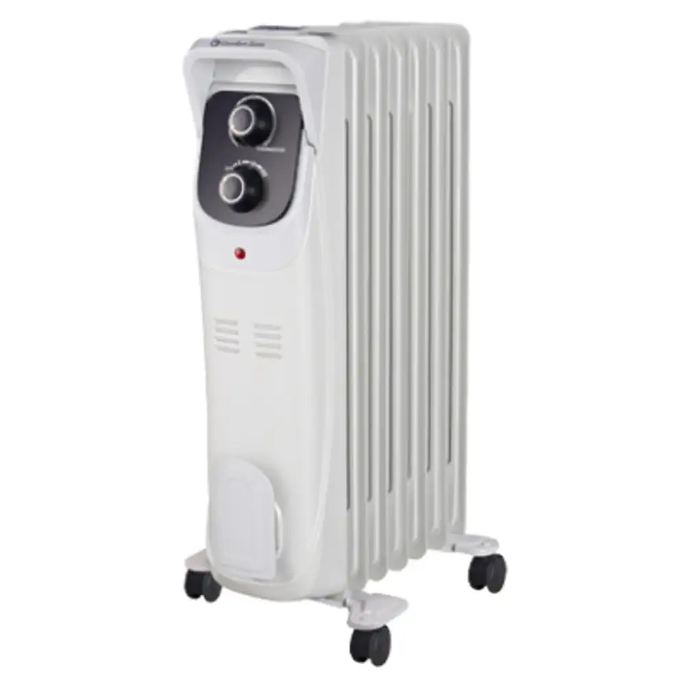 Comfort Zone CZ8008 Deluxe Oil-Filled Radiator Heater 120 Volt Energy Efficient