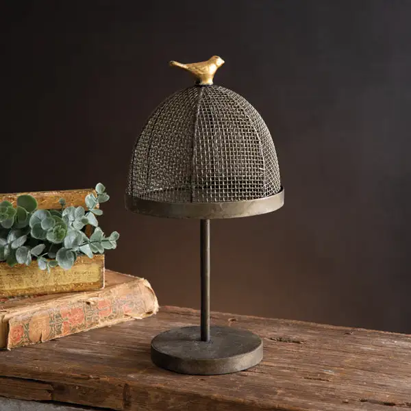 Antiqued Tin Punched Paper Towel Dispenser Rustic Decor CWI