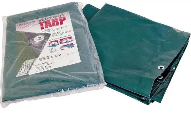 ProSource T1216GS140 Polyethylene Tarpaulin Heavy Duty Waterproof Tarp
