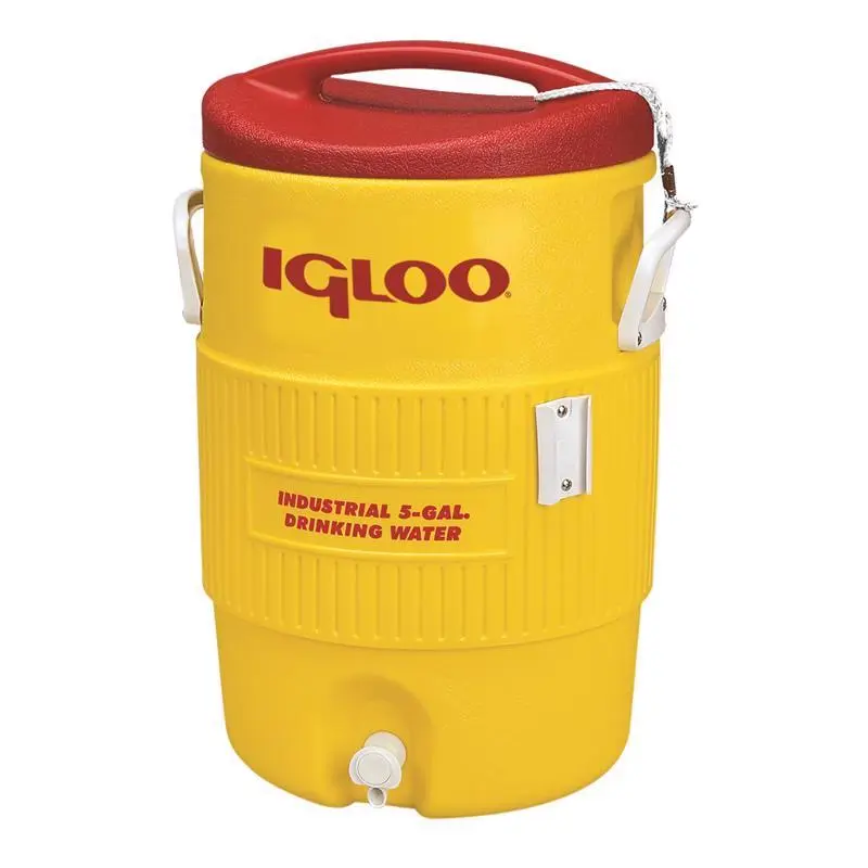 Igloo 5 Gallon Water Cooler Red Yellow