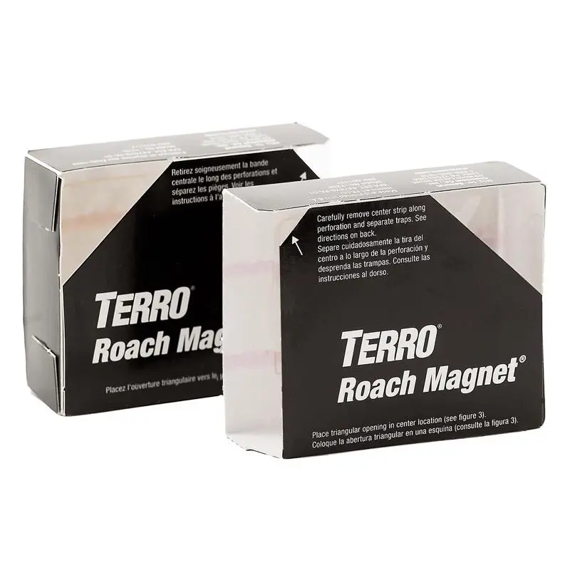 TERRO Roach Magnet Insect Trap 8 Pack 12 Effective Roach Killer
