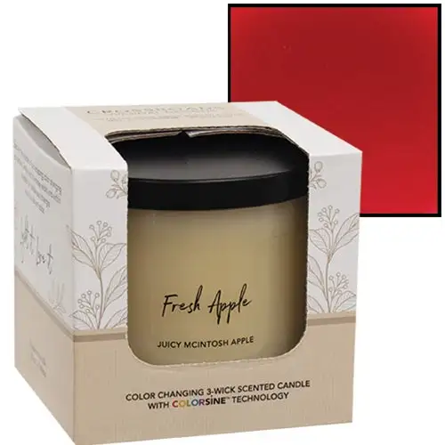 Buttered Maple Syrup Color Changing Candle 15.5oz Pack 12 CWI