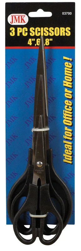 3 Piece Scissor Set 4 6 8 Inch Pack 24 Diamond Visions