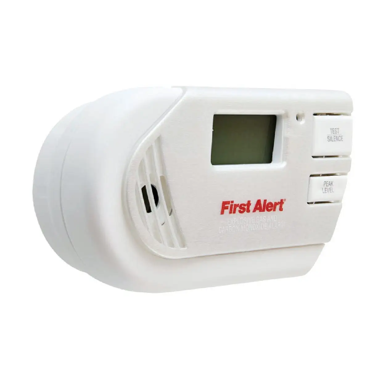 First Alert 1039760 Explosive Gas and Carbon Monoxide Alarm White/Gray Dual Protection