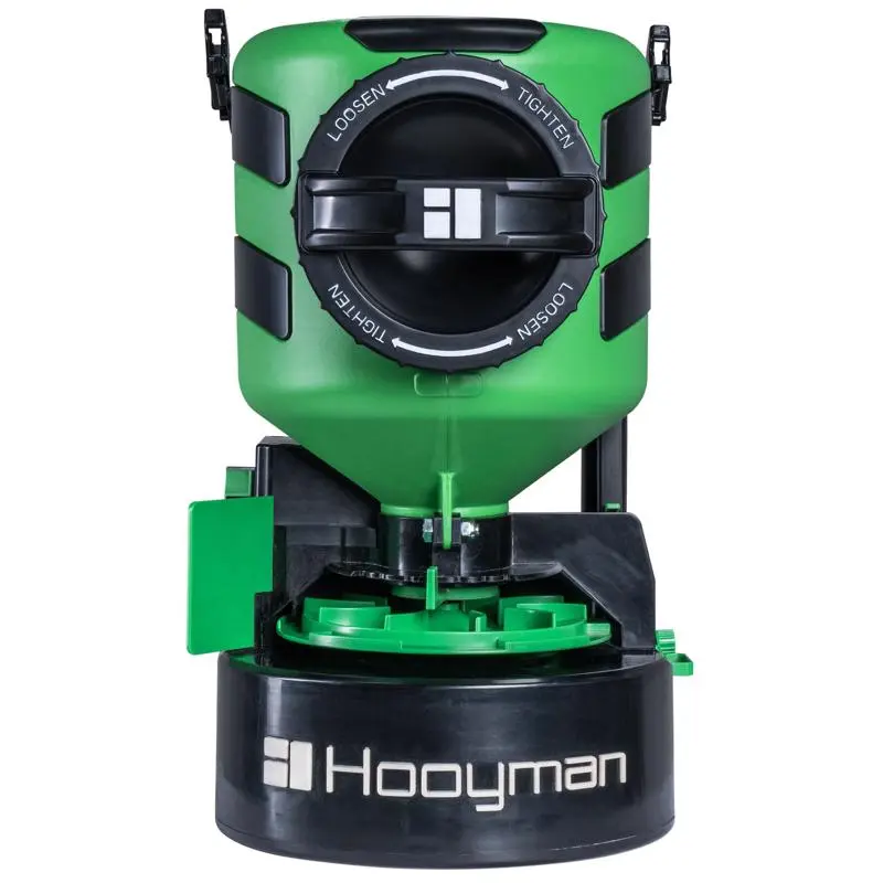 Hooyman Chest Mount Spreader Fertilizer Ice Melt Seed 35 lb Pack 2