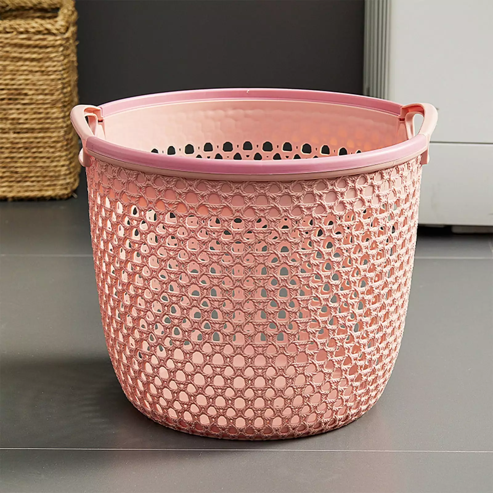 Laundry Basket Hamper Built- Handles Nestable Hollow 5L Dorm Room Bedroom Xaoshaoyi