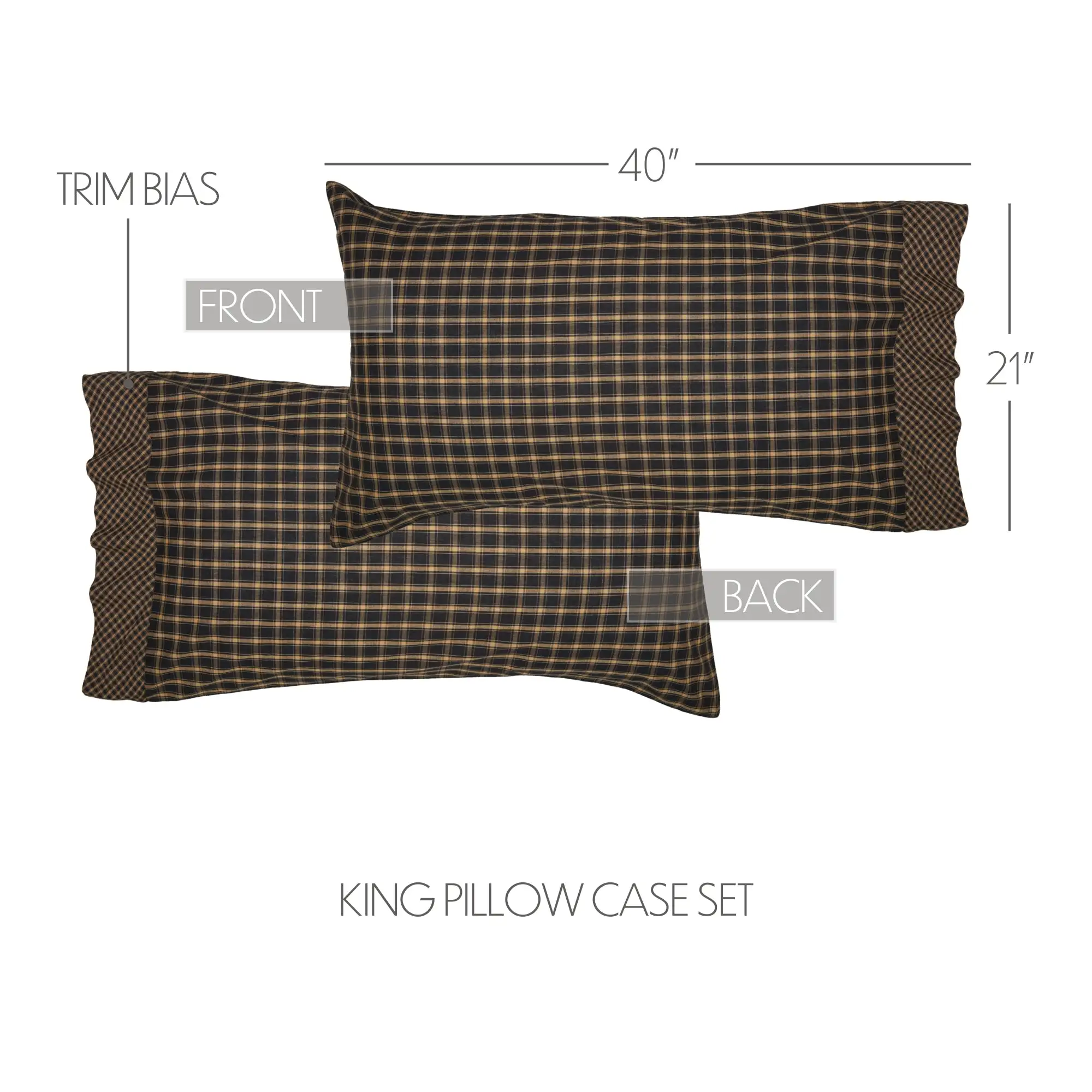 Bingham Star Standard Sham 21x27 - Star Pattern Pillow Cover VHC