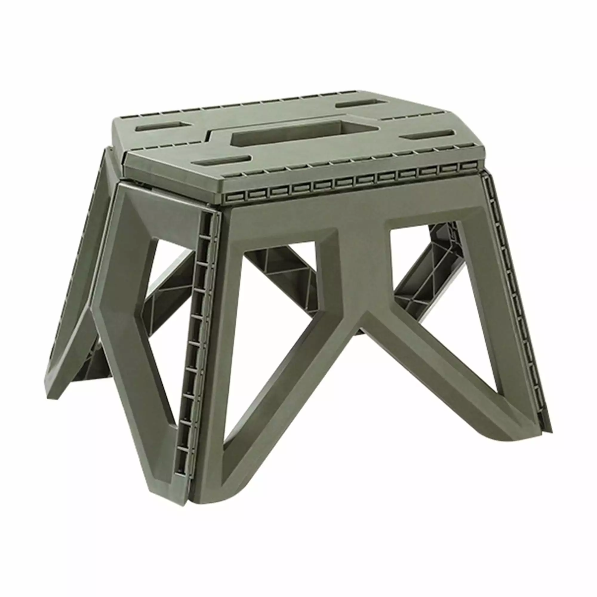 Folding Step Stool Heavy Duty Skid Resistant Home and Outdoor Camping IMISSILLEB