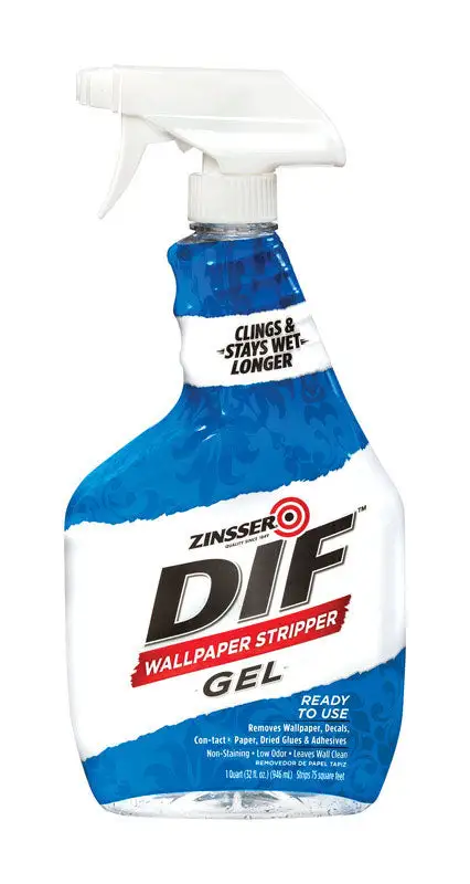 Zinsser DIF Gel Wallpaper Stripper 32 oz Pack 6 Easy Removal