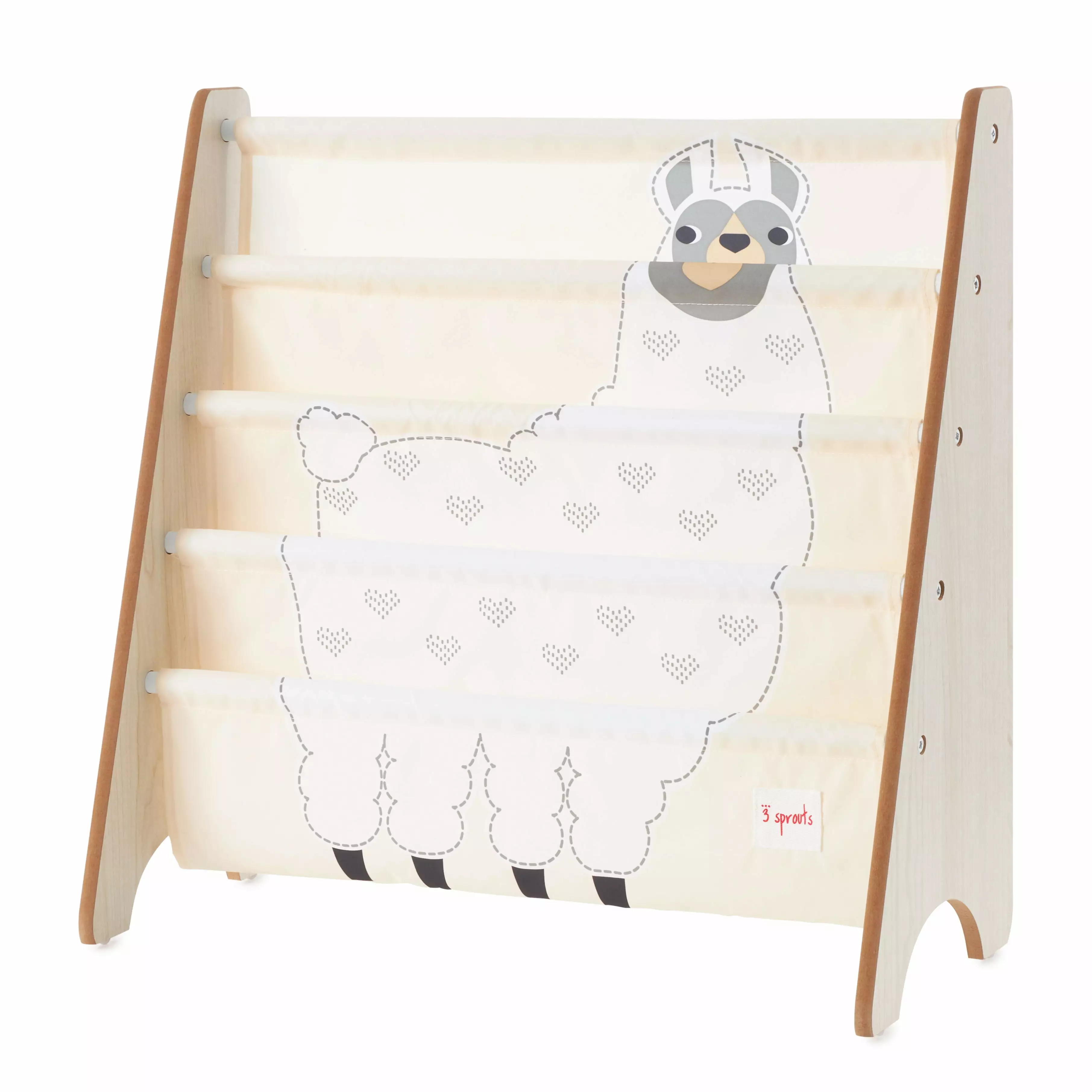 3 Sprouts Kids Storage Arranger Baby Room Bookcase Furniture Llama