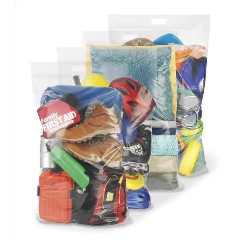 Whitmor Spacemaker Clear Jumbo Storage Bag Pack 4