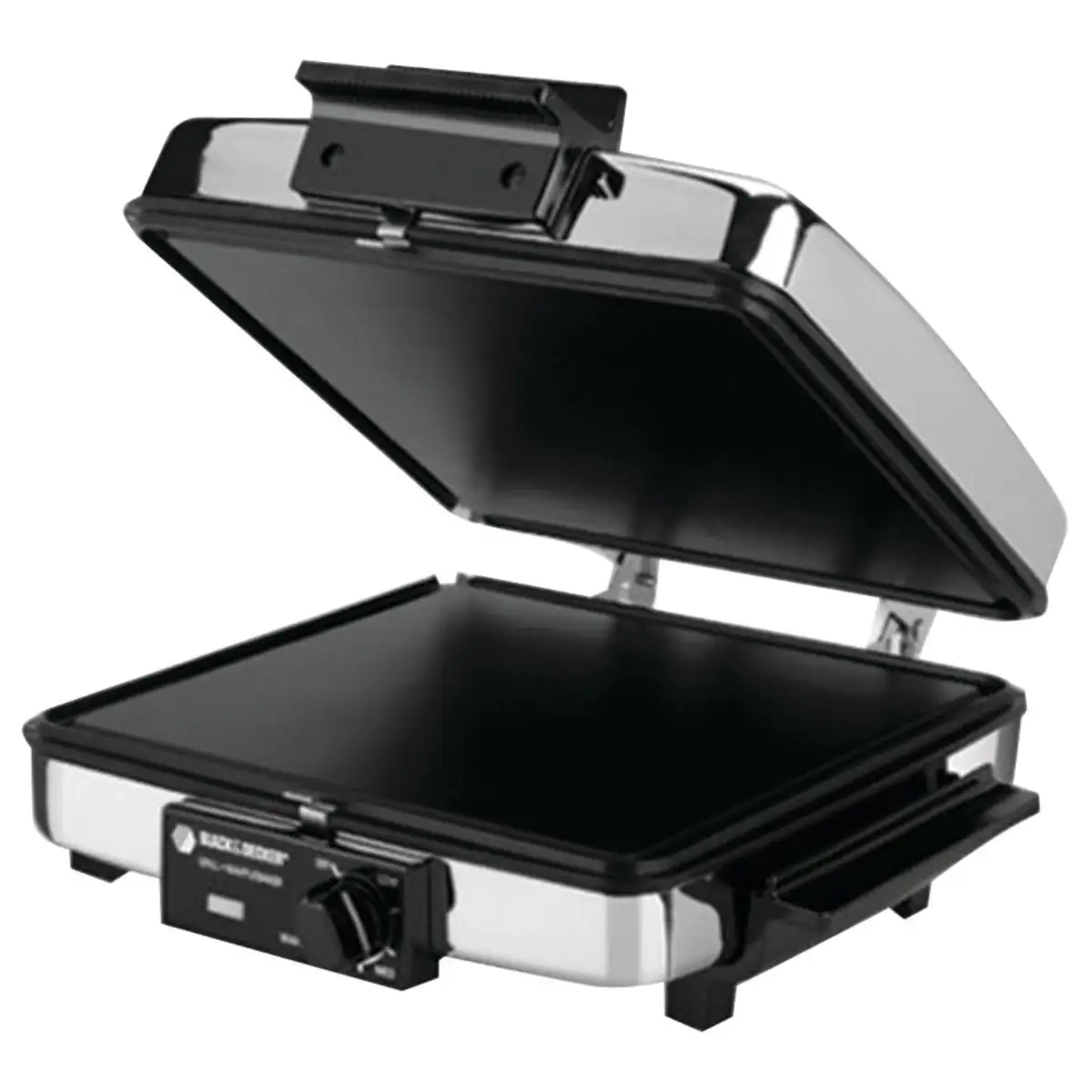 Black & Decker G48TD 3--1 Grill Griddle Waffle Maker 1200 Watt Black