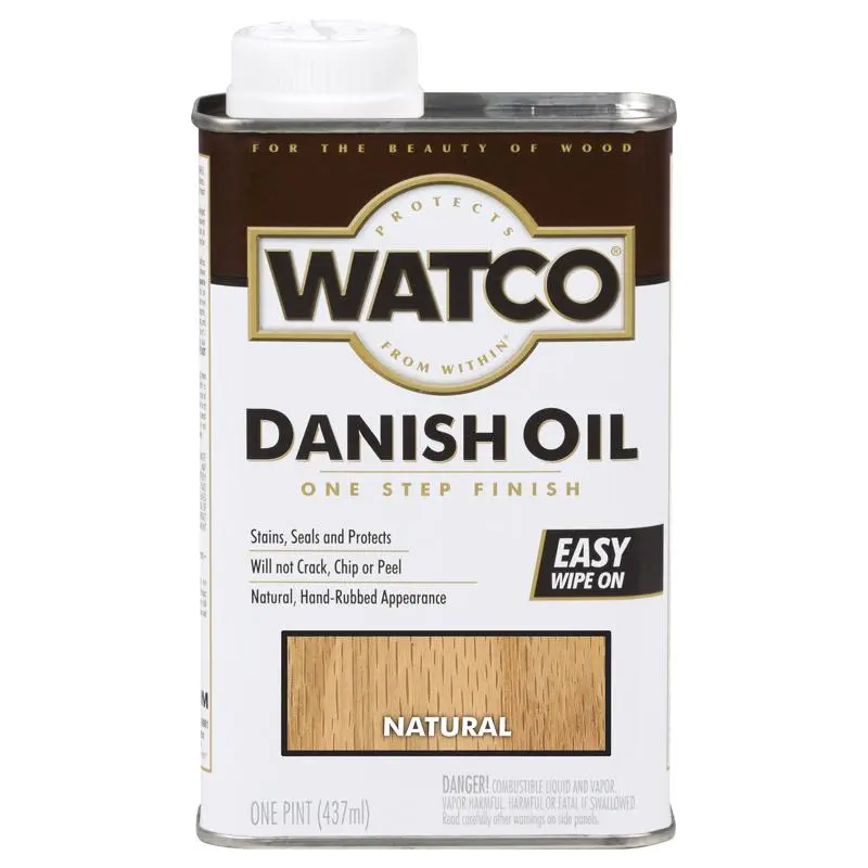 Watco Danish Oil Interior Natural 1 Pt Low Voc Case 6 Wood Finish