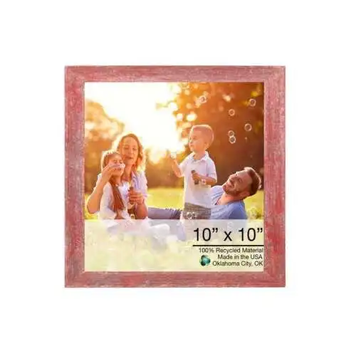 11x14 Rustic Farmhouse Red Wood Picture Frame Photos homeroots.co